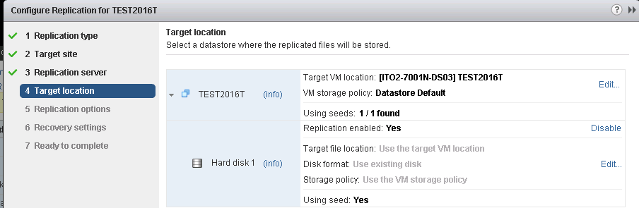 VMWare Replication, vSphere Replication: How to Increase Disk Space