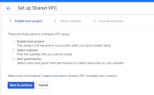 , How to create a shared VPC in Google Cloud Platform (GCP)