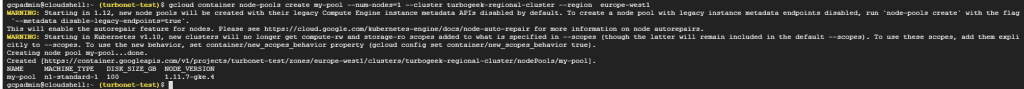 , Create Regional and Zonal K8s Clusters on GCP