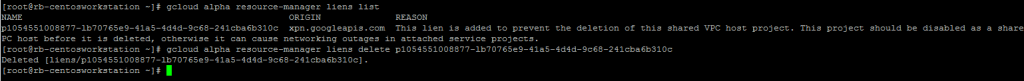 google cloud delete project, Google Cloud: Delete Project With a Lien Against it?