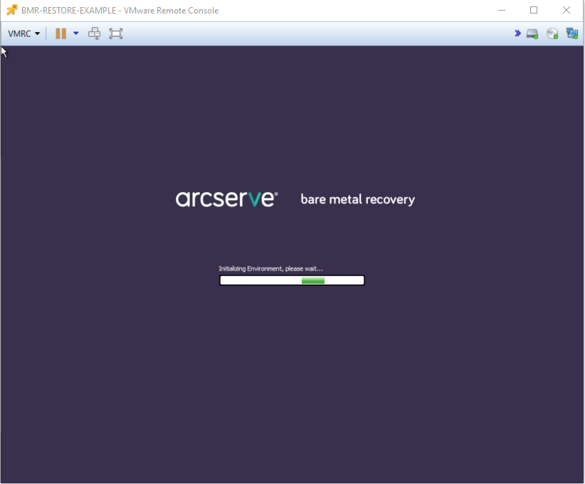 , How to do a Bare Metal Restore (BMR) on Arcserve backup and restore