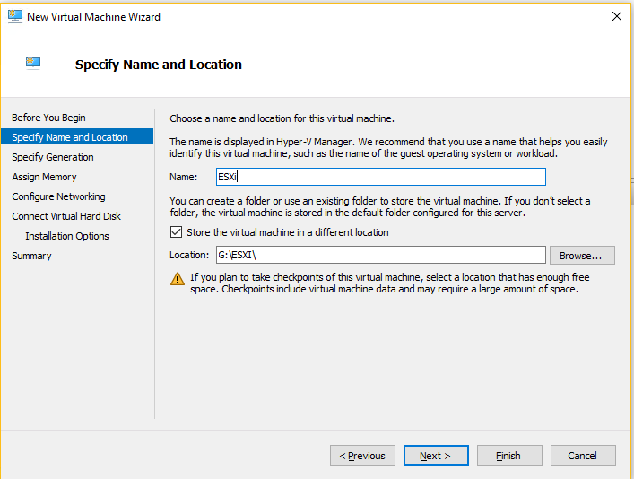 Nested Vmware, Deploy a Nested VMware ESXi host in Hyper V