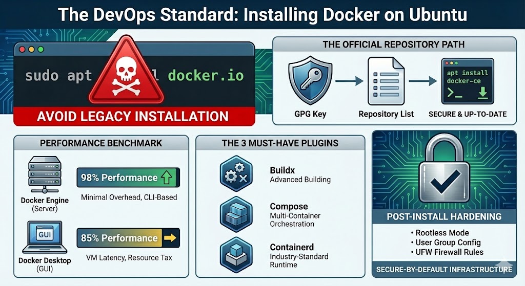 Docker Installation infographic