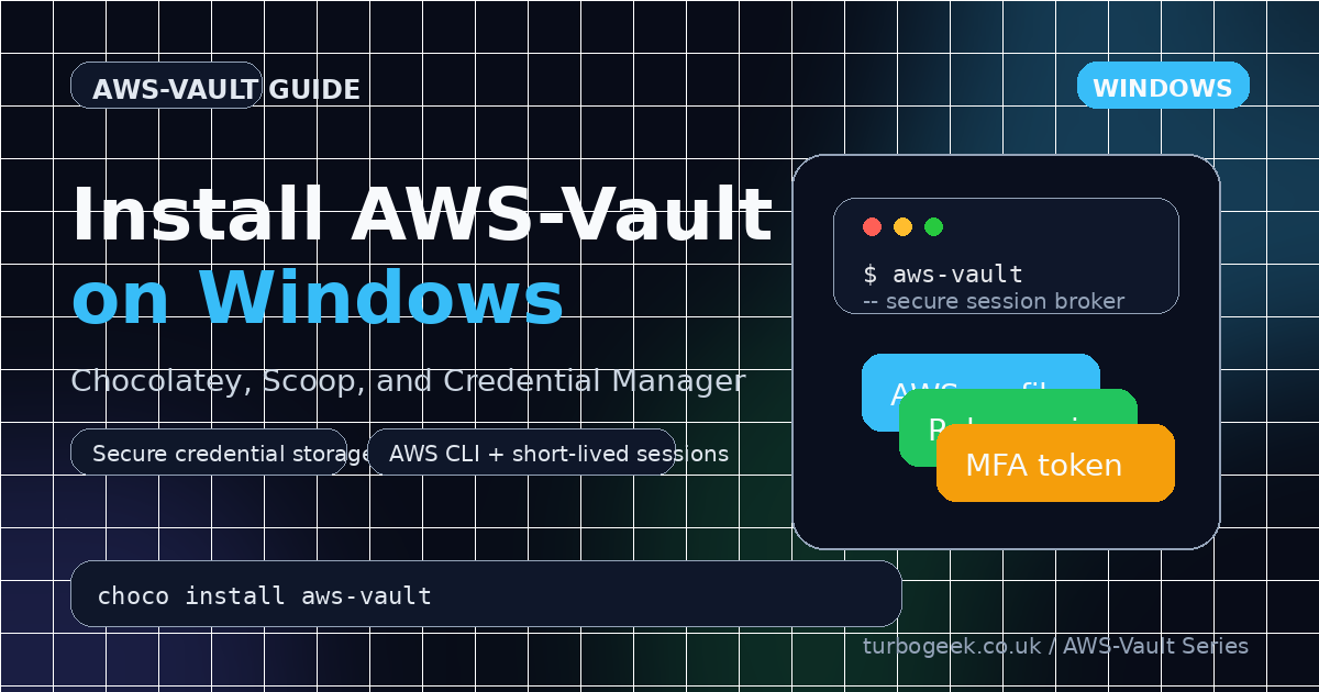 How to Install AWS-Vault on Windows