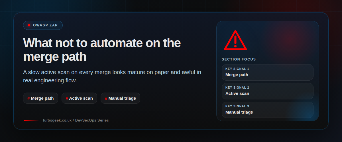 What not to automate on the merge path section illustration