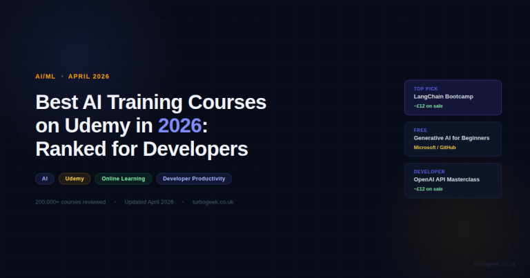 Best AI Training Courses on Udemy: Ranked and Reviewed for
