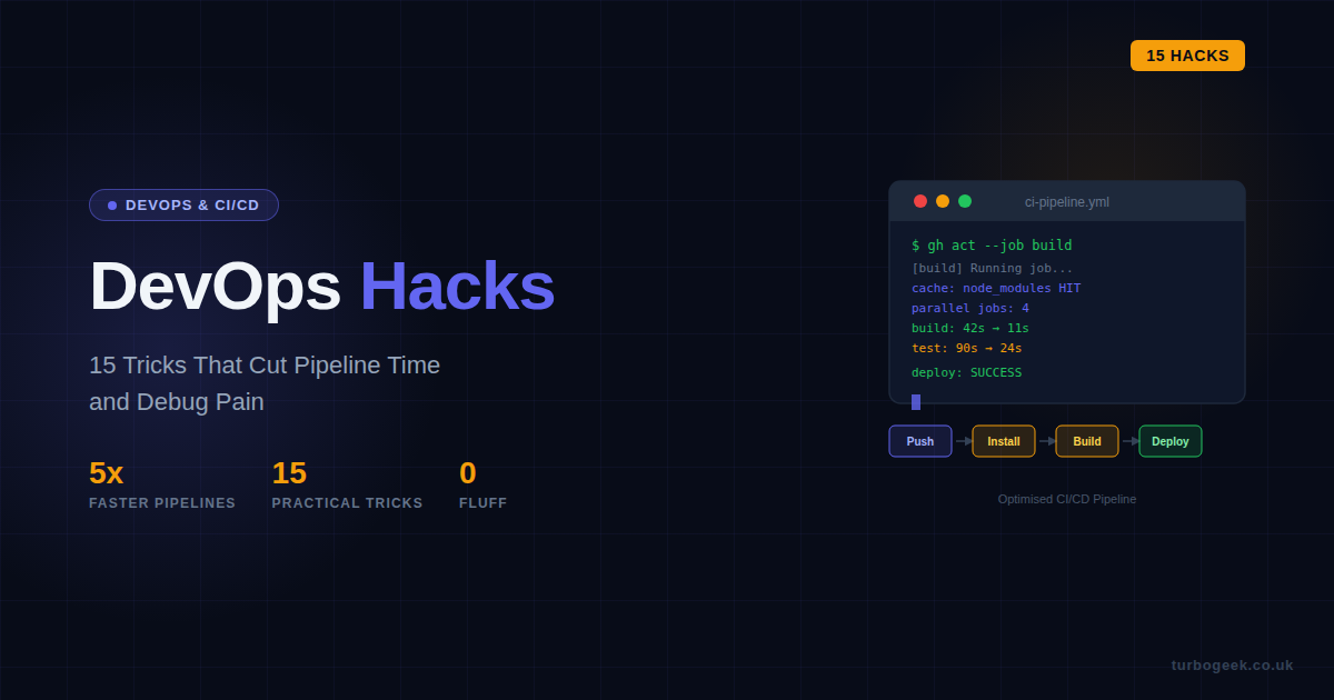 15 DevOps Pipeline Hacks to Speed Up CI/CD