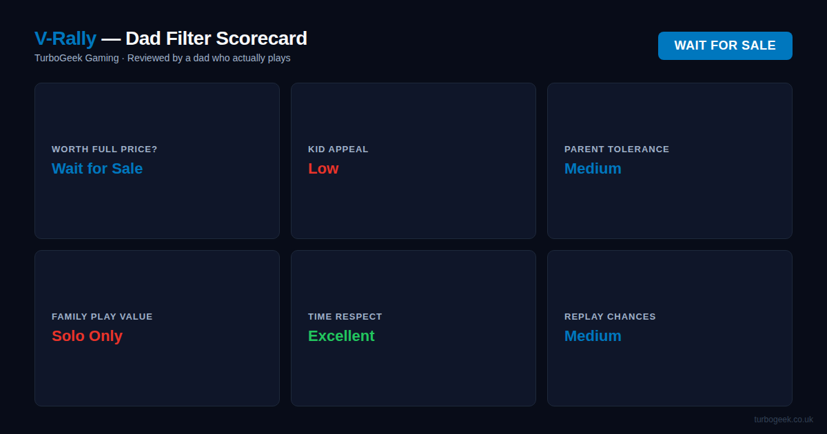 V-Rally Review: A PS1 Memory Lane Trip That My Kids Couldn’t Care Less About