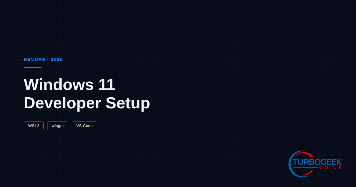 Windows 11 Developer Setup: The Complete Guide From a Fresh Install