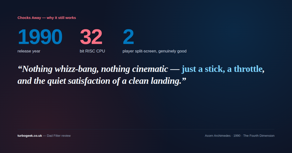 Chocks Away mood card