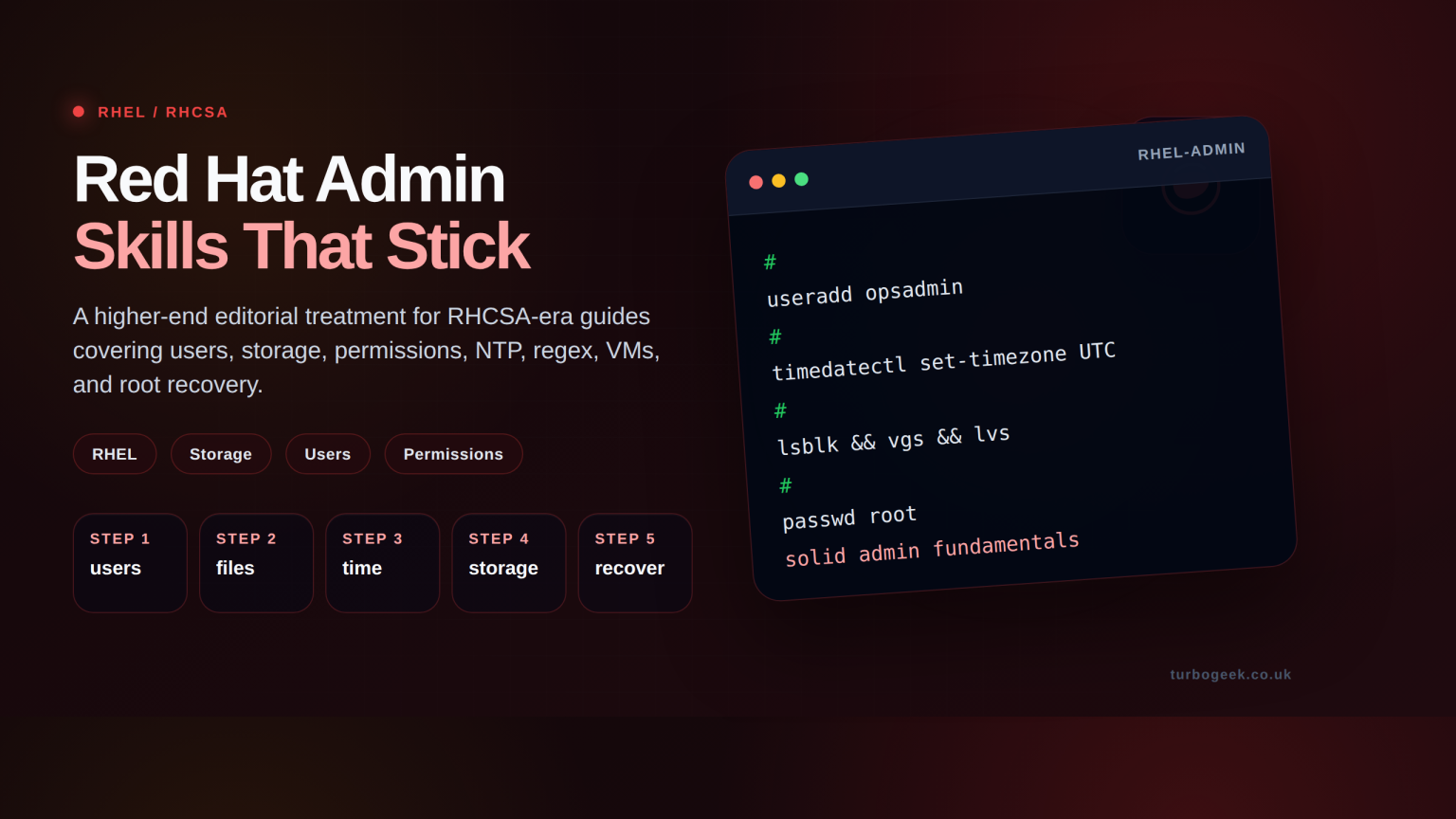 How to Manage Users and Groups in Red Hat Linux – TurboGeek: We Make IT ...