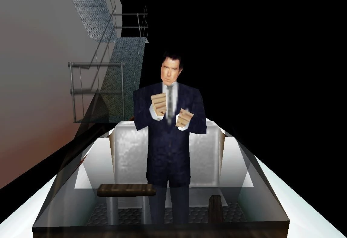 GoldenEye 007 late-game walkway screenshot