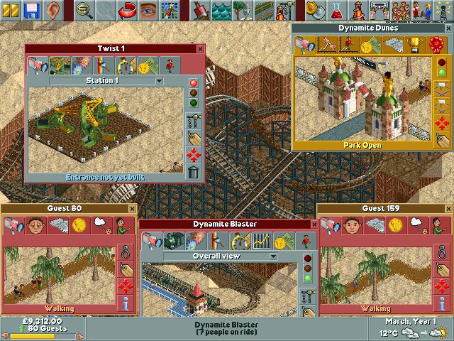 RollerCoaster Tycoon gameplay screenshot 6