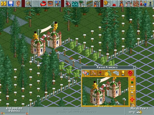 RollerCoaster Tycoon gameplay screenshot 7