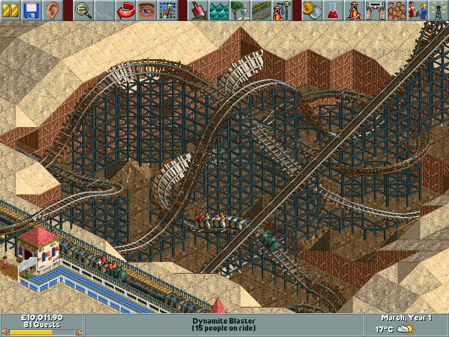 RollerCoaster Tycoon gameplay screenshot 8